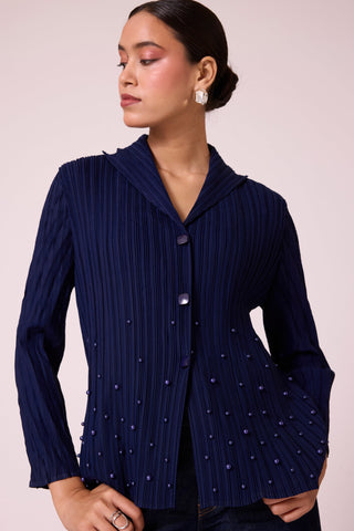 Augusta Top - Navy Blue