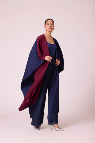 Kayla Overlay Set - Navy + Burgundy