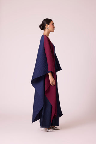 Kayla Overlay Set - Navy + Burgundy