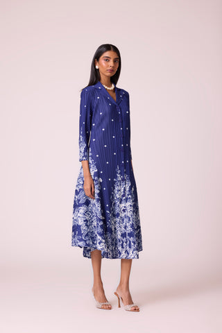 Camille Dress - Dark Blue