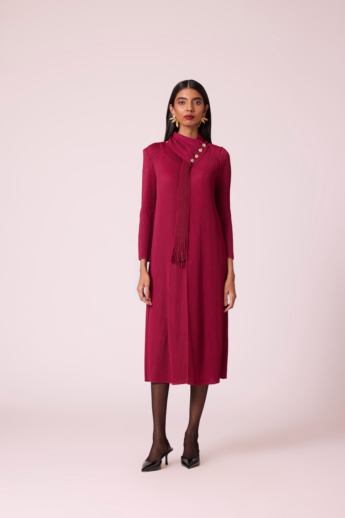 Avery Dress - Crimson Red