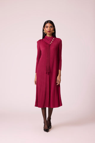 Avery Dress - Crimson Red