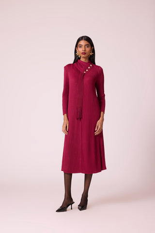 Avery Dress - Crimson Red