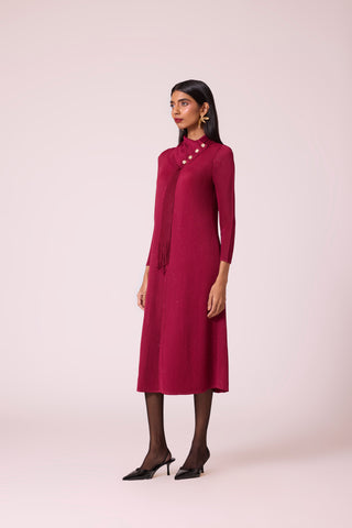 Avery Dress - Crimson Red