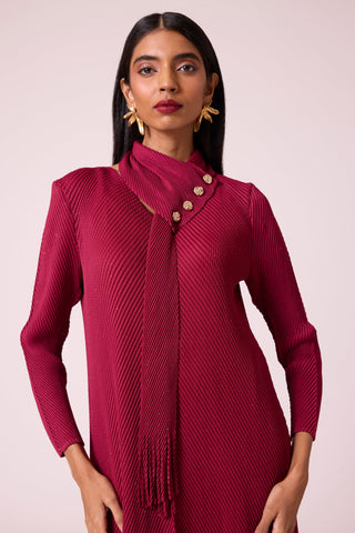 Avery Dress - Crimson Red