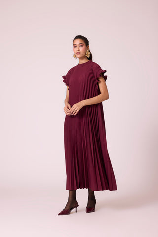 Celeste Dress - Burgundy
