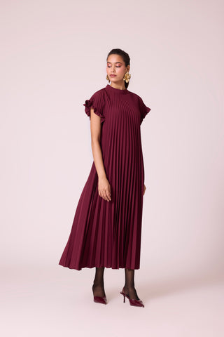 Celeste Dress - Burgundy