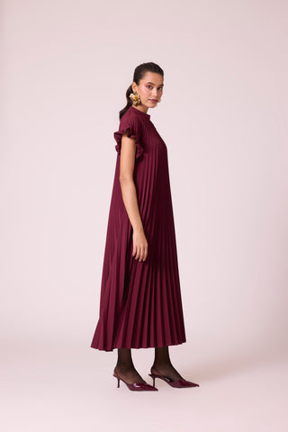 Celeste Dress - Burgundy