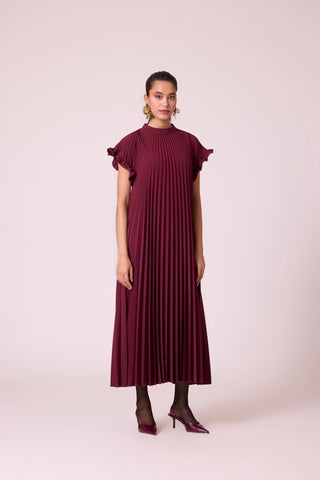 Celeste Dress - Burgundy