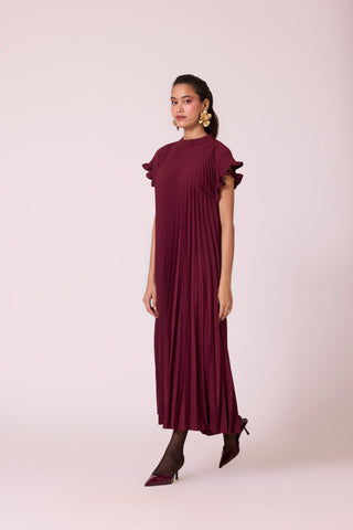 Celeste Dress - Burgundy
