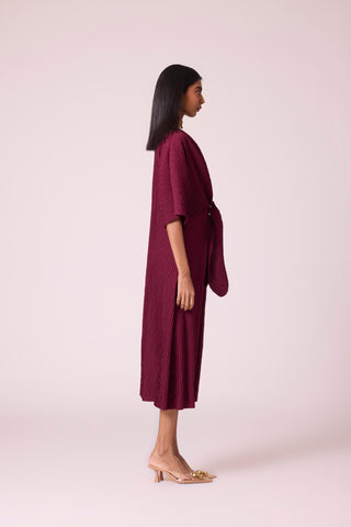 Mia Dress - Burgundy