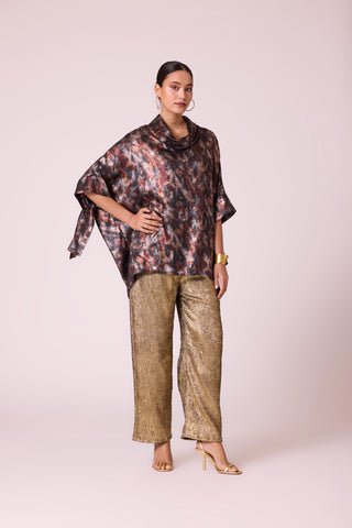 Jasmine Top - Metallic Black