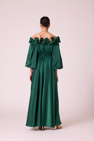 Madeline Dress - Emerald Green