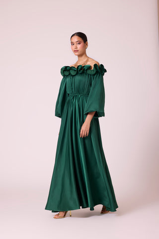 Madeline Dress - Emerald Green
