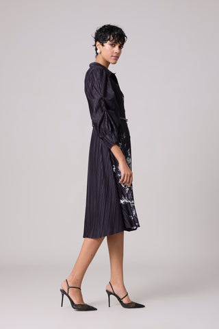 Skylar Shirt Dress - Black