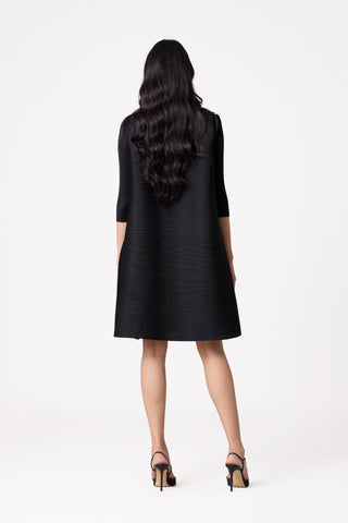 Estele Dress - Black & Ivory