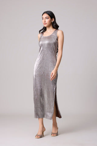 Olivia Micropleated Dress