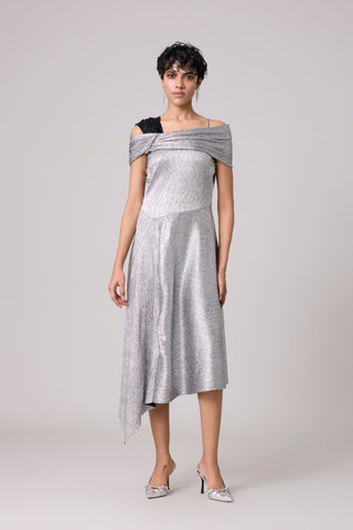 Tabita Textured Metallic Dress