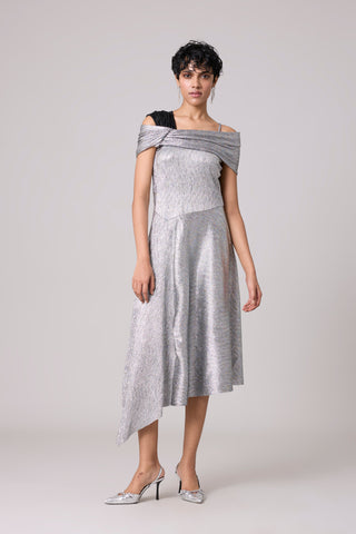 Tabita Textured Metallic Dress