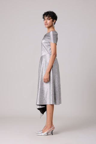 Tabita Textured Metallic Dress