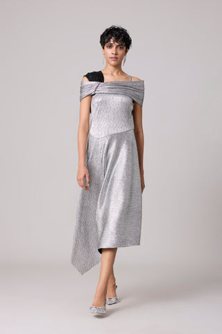 Tabita Textured Metallic Dress