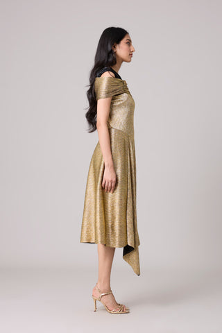 Tabita Textured Metallic Dress