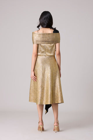 Tabita Textured Metallic Dress