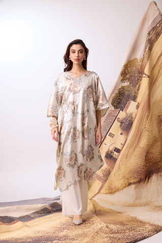 Fiona Pant - Silver White