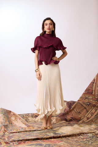 Aspen Top - Burgundy