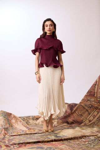 Aspen Top - Burgundy