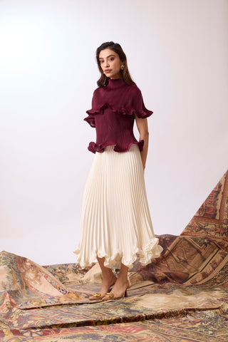 Aspen Top - Burgundy