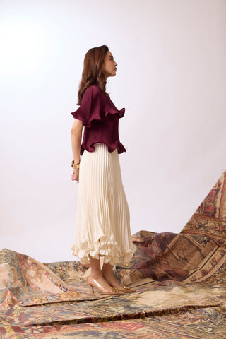 Aspen Top - Burgundy