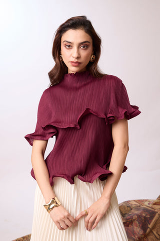 Aspen Top - Burgundy