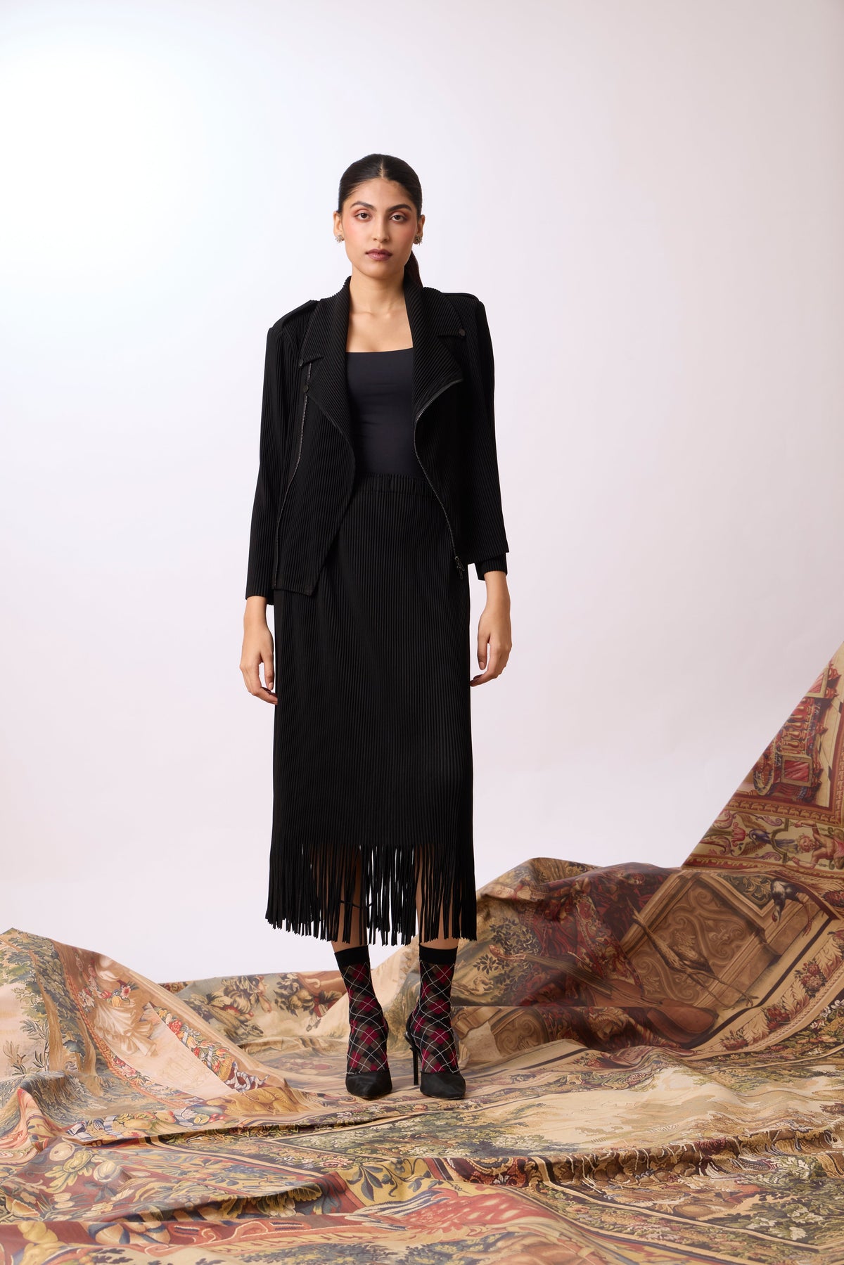 Miles Jacket Set - Black