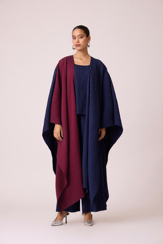 Kayla Overlay Set - Navy + Burgundy