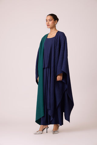 Kayla Overlay - Navy + Green