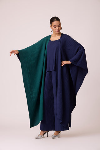 Kayla Overlay - Navy + Green