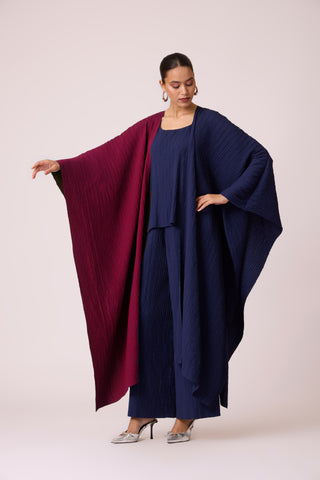 Kayla Overlay Set - Navy + Burgundy