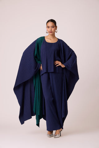 Kayla Overlay - Navy + Green