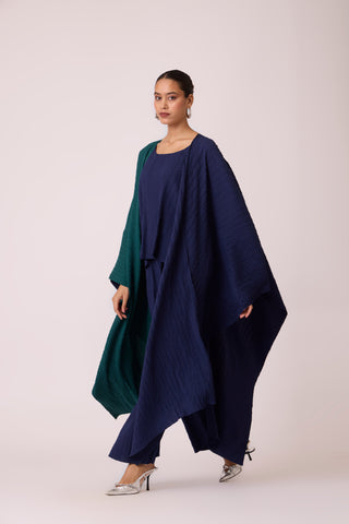 Kayla Overlay - Navy + Green