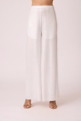 Fiona Pant - Silver White