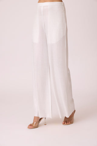 Fiona Pant - Silver White