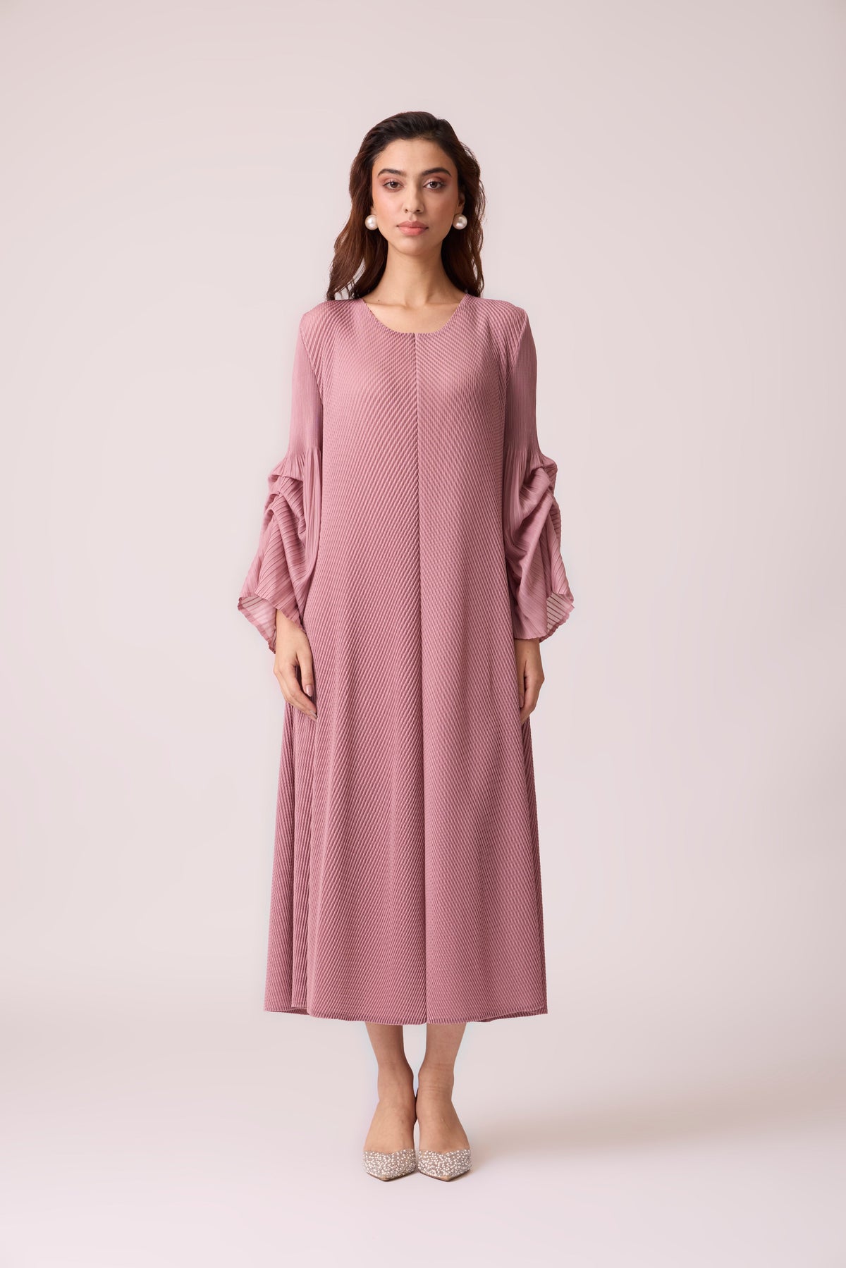 Meredith Dress - Onion Pink