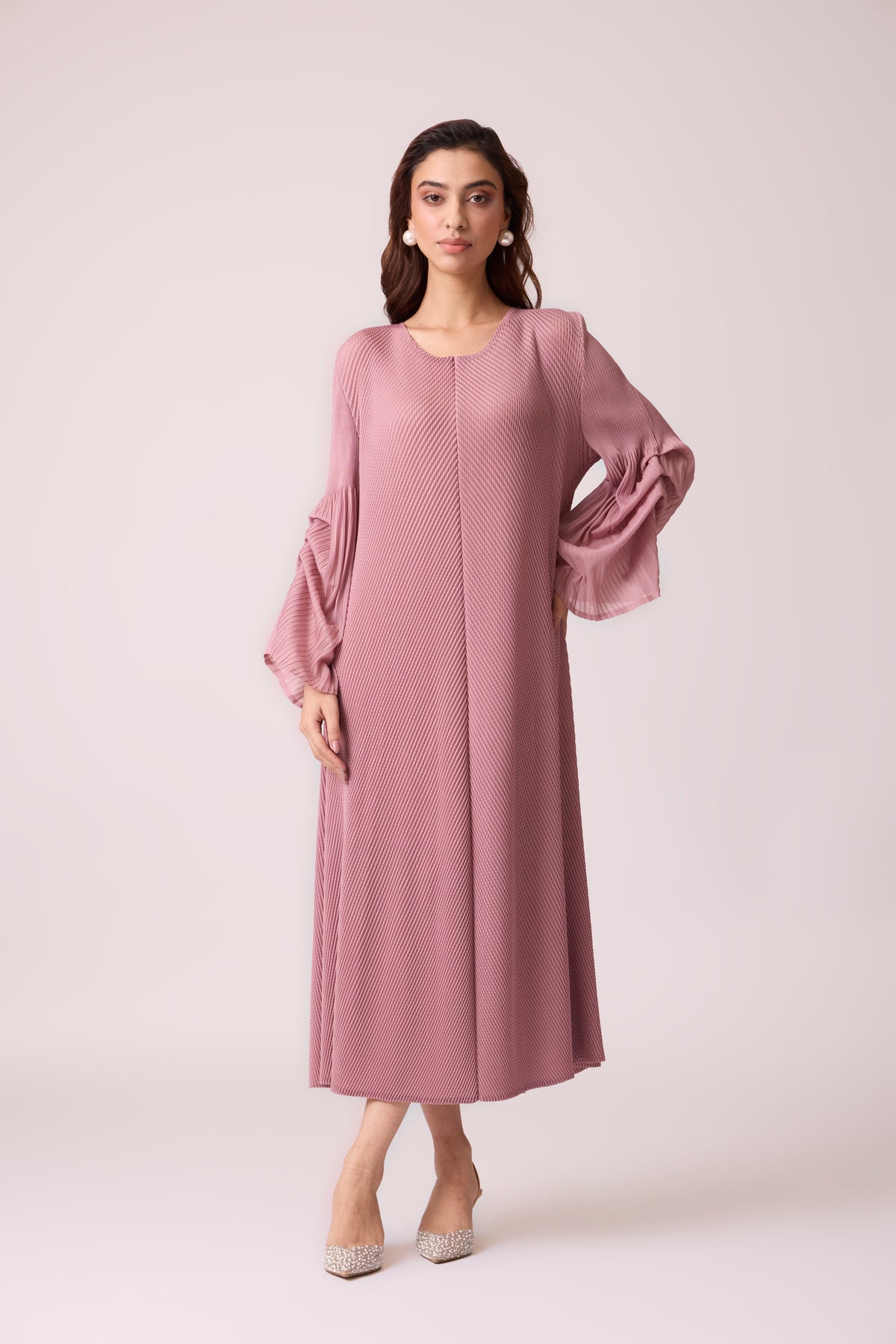 Meredith Dress - Onion Pink