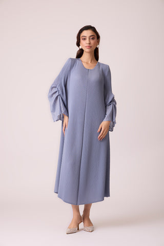 Meredith Dress - Steel Blue