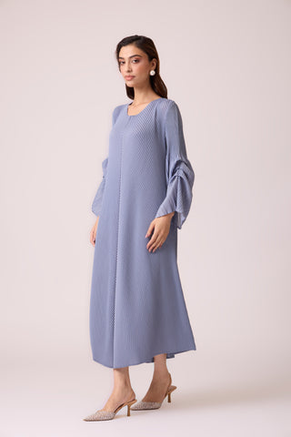 Meredith Dress - Steel Blue