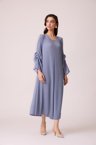 Meredith Dress - Steel Blue