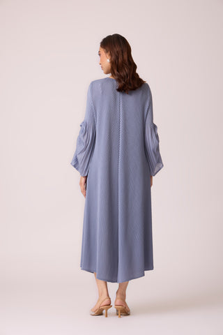 Meredith Dress - Steel Blue