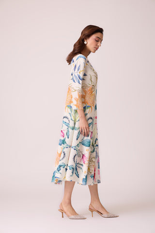 Lorraine Dress - White