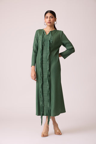 Tessa Dress - Pine Green